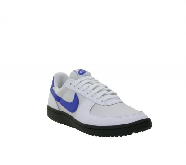 NIKE Field General &acute;82 Herren Low-Top-Sneaker Damen Retro Turnschuhe mit Echtleder FQ8762 106 Wei&szlig;/Grau/Blau