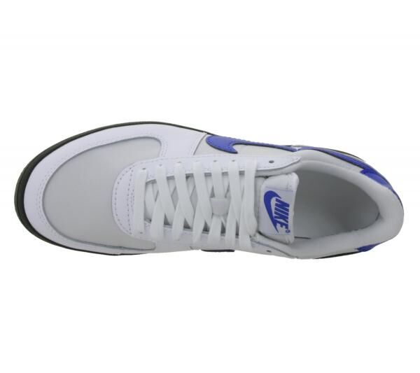 NIKE Field General &acute;82 Herren Low-Top-Sneaker Damen Retro Turnschuhe mit Echtleder FQ8762 106 Wei&szlig;/Grau/Blau