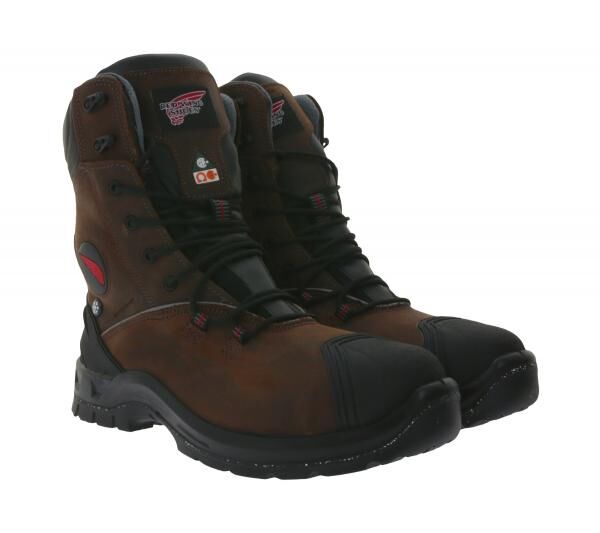 RED WING SHOES PetroKing S3 Sicherheits-Schuhe mit TredMax-Sohle und ForceGuard-System Arbeits-Stiefel Factory Second Schnür-Boots 3287 Br