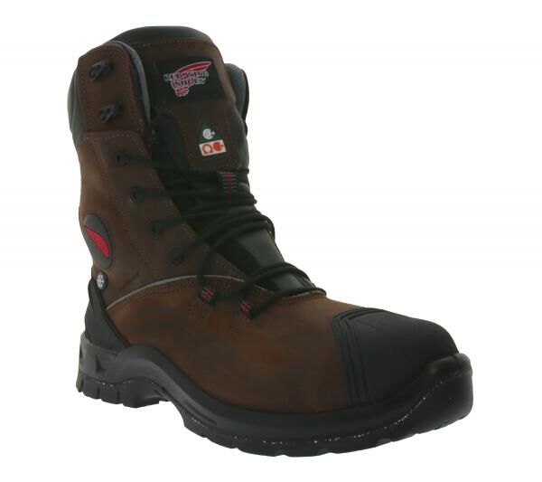 RED WING SHOES PetroKing S3 Sicherheits-Schuhe mit TredMax-Sohle und ForceGuard-System Arbeits-Stiefel Factory Second Schnür-Boots 3287 Br