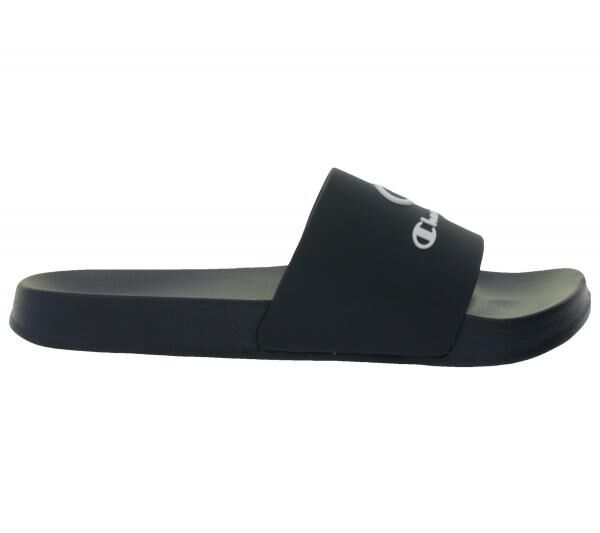 Champion Kos Damen und Herren Bade-Schuhe Badelatschen Sommer-Schuhe Schlupf-Schuhe S22175 KK001 Schwarz
