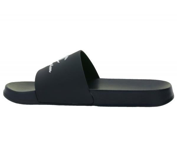 Champion Kos Damen und Herren Bade-Schuhe Badelatschen Sommer-Schuhe Schlupf-Schuhe S22175 KK001 Schwarz