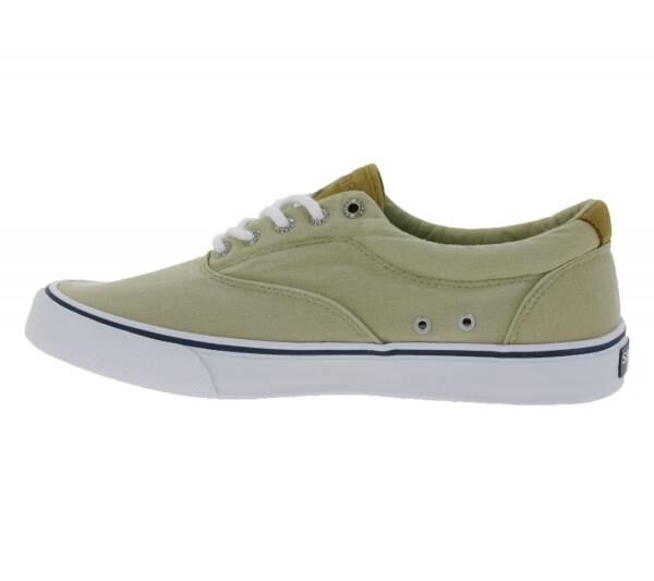 SPERRY Bahama Striper II Cvo SW Herren Leinen-Sneaker mit Wave-Siping-Technologie STS22061 Beige
