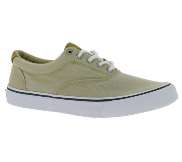 SPERRY Bahama Striper II Cvo SW Herren Leinen-Sneaker mit Wave-Siping-Technologie STS22061 Beige