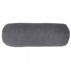 Tiseco Nackenkissen Baumwolle Slub grau 15 x 45 cm