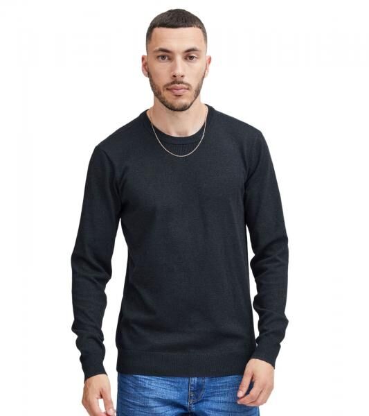 klassischer BLEND BHCerstan Herren Feinstrickpullover mit Rundhals Strickpullover auch in gro&szlig;en Gr&ouml;&szlig;en 20716722ME-194024 Blau