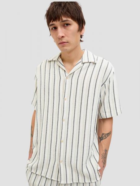 bequemes Jack & Jones Herren Polo-Shirt Wei&szlig;