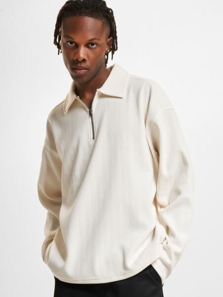 weiches Jack & Jones Herren Sweatshirt Stretch Creme-Wei&szlig;