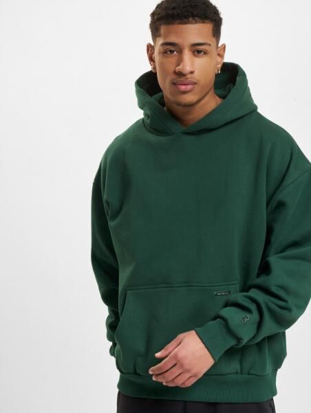l&auml;ssiger Dropsize Herren Hoodie mit Baumwolle Gr&uuml;n