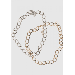bequemes Urban Classics Unisex Kette Ketten-Detail Gold/Silber