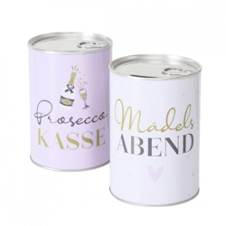 Boltze Home spaarblik Madelsabend 12 cm 2 assorti