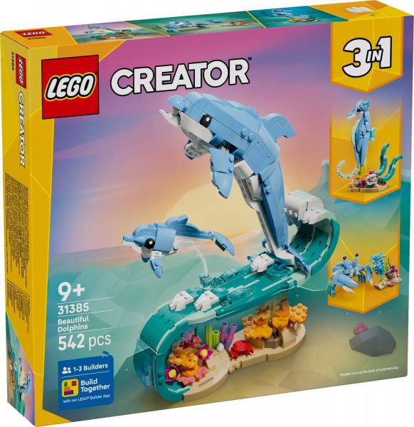 LEGO&reg; Creator - Meerestiere: Wundersch&ouml;ne Delfine (542 Teile)