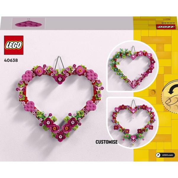 LEGO&reg; Iconic 40638 - Herz-Deko (254 Teile)