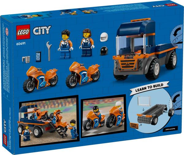 LEGO&reg; City Fahrzeuge - Motorradtransporter (88 Teile)