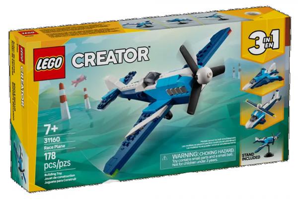 LEGO&reg; Creator 31160 - Flieger: Rennflugzeug (178 Teile)