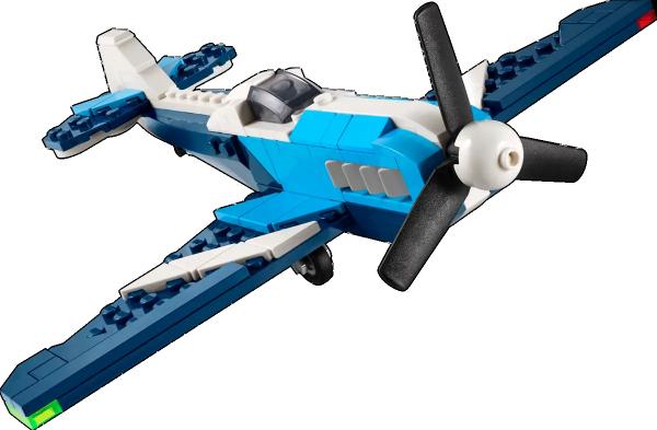 LEGO&reg; Creator 31160 - Flieger: Rennflugzeug (178 Teile)