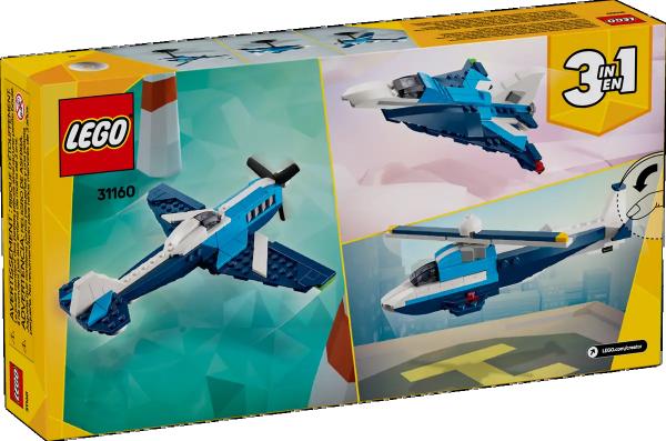 LEGO&reg; Creator 31160 - Flieger: Rennflugzeug (178 Teile)