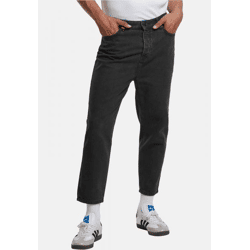 Comfortable 2Y Premium Men's Stretch Jeans with Zipper Pockets and Cotton, Black