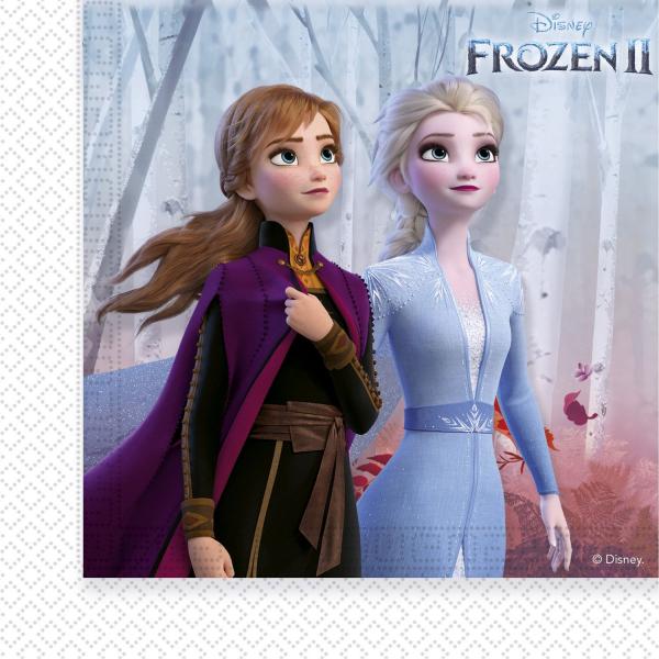 Disney Frozen 2 / Die Eisk&ouml;nigin 2 - Servietten 33x33cm, 20Stk.