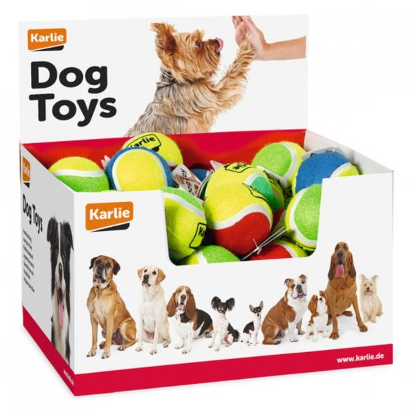 Karlie Tennisball 6,5 cm, 3er-Set in verschiedenen Farben