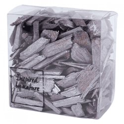 Deco houtsnippers 30-50 mm paars 165 gr