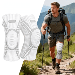 Athlexa Kompressions-Kniebandagen mit verstellbarem Drehknopf, 2er-Pack, Großhandel, Stützbandage, Größe L