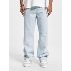 moderne DEF Herren Jeans Reißverschluss Taschen mit Baumwolle Blau