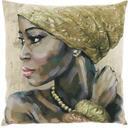 Unique Living Kissen Siwa Frau 45 x 45 cm