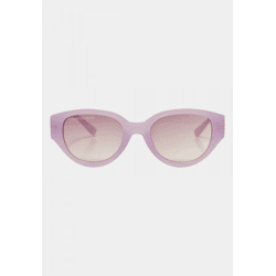 Stylish Urban Classics Unisex Sunglasses with Drawstring, Light Purple