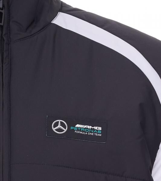 PUMA X Mercedes-Benz AMG Petronas F1 Herren Stepp-Weste Herbst-Weste &Uuml;bergangs-Jacke 622133 01 Schwarz