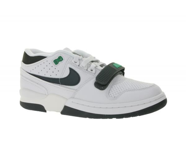NIKE Alpha Force 88 Herren Basketball-Sneaker Echtleder Turnschuhe im Retro-Look DZ4627-001 Wei&szlig;/Schwarz