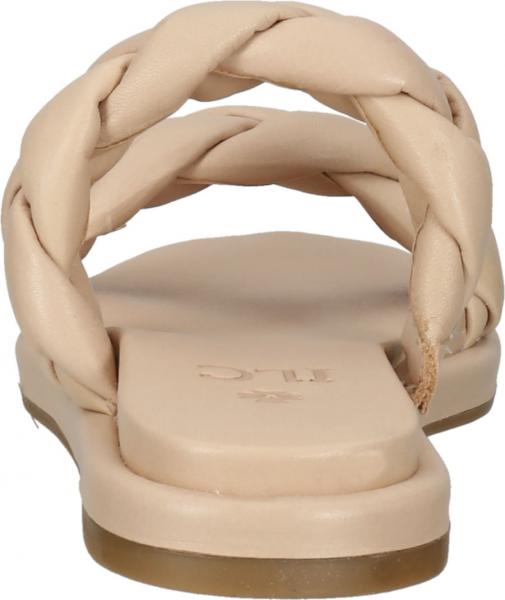 Elegante ILC Pantoletten Schlupfschuhe f&uuml;r Damen C47-1541 -06 Beige