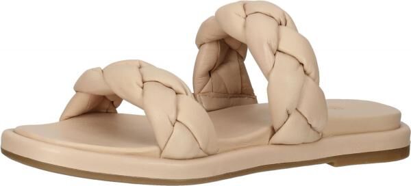 Elegante ILC Pantoletten Schlupfschuhe f&uuml;r Damen C47-1541 -06 Beige