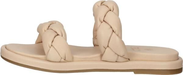 Elegante ILC Pantoletten Schlupfschuhe f&uuml;r Damen C47-1541 -06 Beige