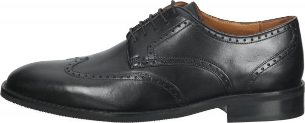 Modische GORDON & BROS Businessschuhe Schn&uuml;rschuhe f&uuml;r Herren 624697 BLACK Schwarz