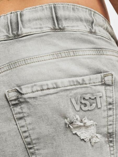 vsct Noah Antifit-Jeans mit B&uuml;ndchen und Schn&uuml;rsenkeln, Grau