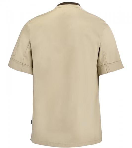 LAFONT Herren &Uuml;berkreuzte Arbeits-Jacke mit Twill-Jacquard Freizeit-Jacke 62499043 Beige