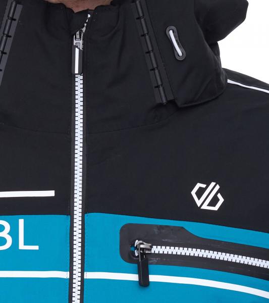 DARE 2b OUTLIER II Herren Snowboard-Jacke wasserdichte Ski-Jacke nachhaltige Wintersport-Jacke DMP519_Y2W Schwarz/Blau