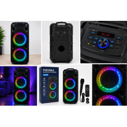 Portable Bluetooth Speaker with 2 × 6.5