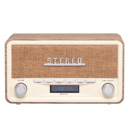  Denver DAB-18LW LICHTHOLZ DAB/FM Radio with Bluetooth, Clock, and Alarm Function 