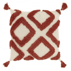 Unique Living Kissen Cruz Rotholz 45 x 45 cm