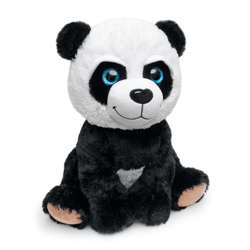 Panda with glitter eyes - plush - 40 cm