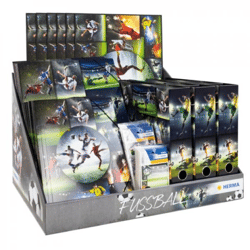 Soccer counter display, 76 pieces