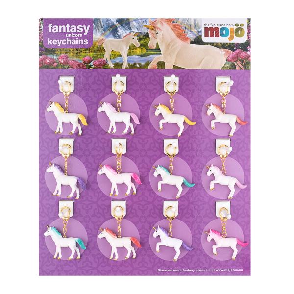 Mojo 387485 - Einhorn Schl&uuml;sselanh&auml;nger - 36 St&uuml;ck im Display 