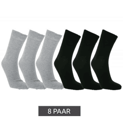 8 Paar TRUE style nachhaltige Baumwoll-Socken mit Komfortbund Oeko-Tex zertifiziert - Standard 100 Business-Socken lange Strümpfe 9078780 