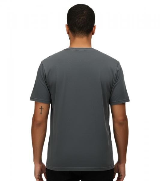 RE:COVERED X NFL San Francisco 49&eacute;rs Herren T-Shirt mit Logo-Print Baumwoll-Shirt Rundhals-Shirt RCNFL1317A Grau