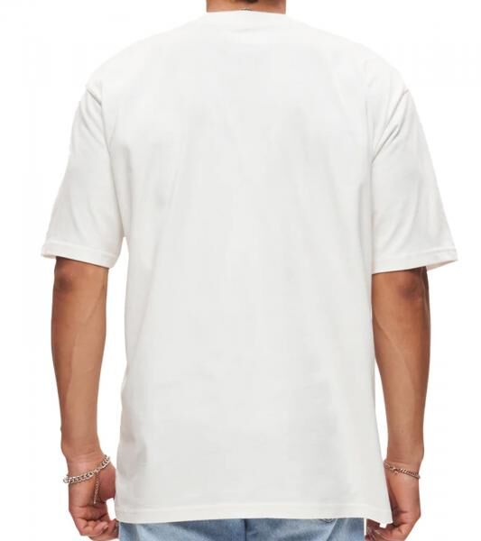 RE:COVERED X Twin Peaks Herren T-Shirt Laura Palmer Fotoprint Baumwoll-Shirt Kurzarm-Shirt RCVCM691 Ecru-Wei&szlig;