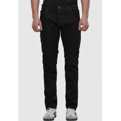 stylische 2Y Premium Herren Jeans Skinny Fit Stretch mit Baumwolle Schwarz