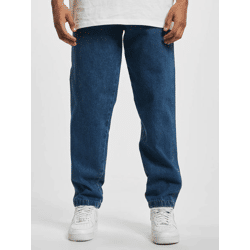 bequeme DEF Herren Jeans mit Baumwolle Blau