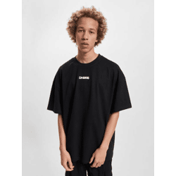 Comfortable Dangerous DNGRS Men's Oversized T-Shirt, Cotton, Black